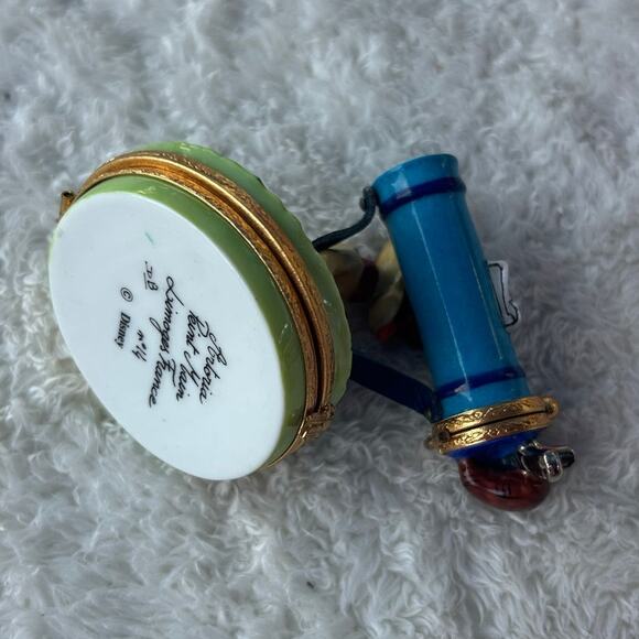 Rare Limited Edition Disney Pluto Golf Caddy Limoges Box - Picture 6 of 7